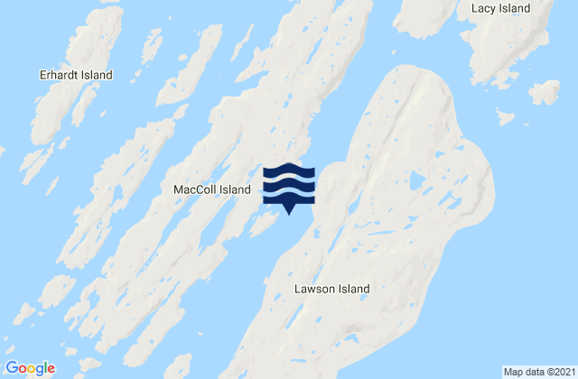 Button Islands, Canada潮水