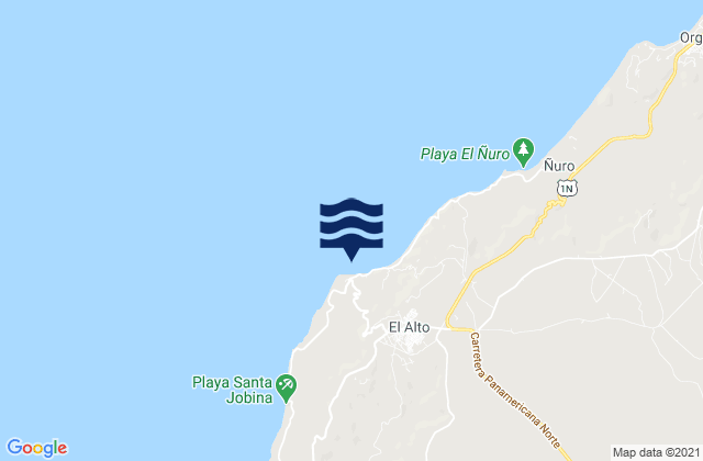 Cabo Blanco, Peru潮水