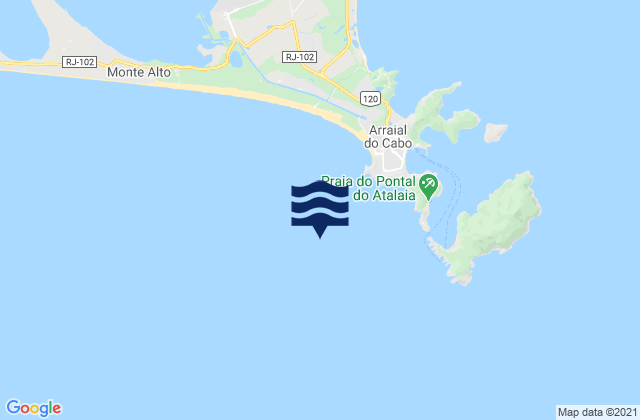 Cabo Frio, Brazil潮水