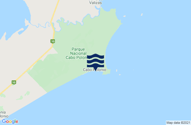 Cabo Polonio, Brazil潮水