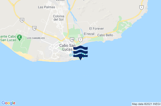 Cabo San Lucas, Mexico潮水
