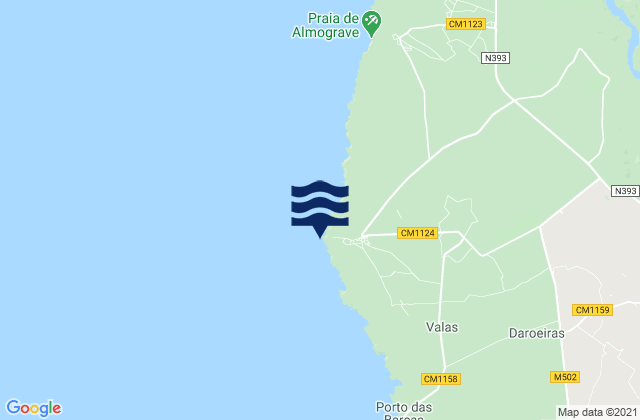 Cabo Sardão, Portugal潮水