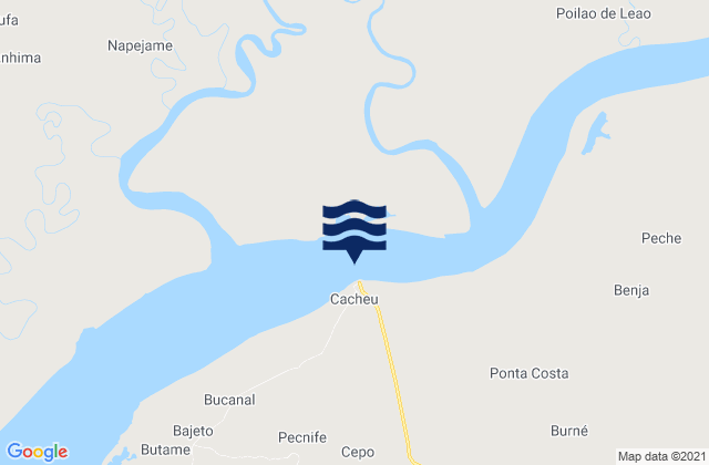 Cacheu, Guinea-Bissau潮水