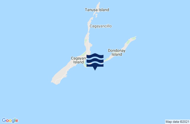 Cagayan Anchorage Cagayan Island, Philippines潮水