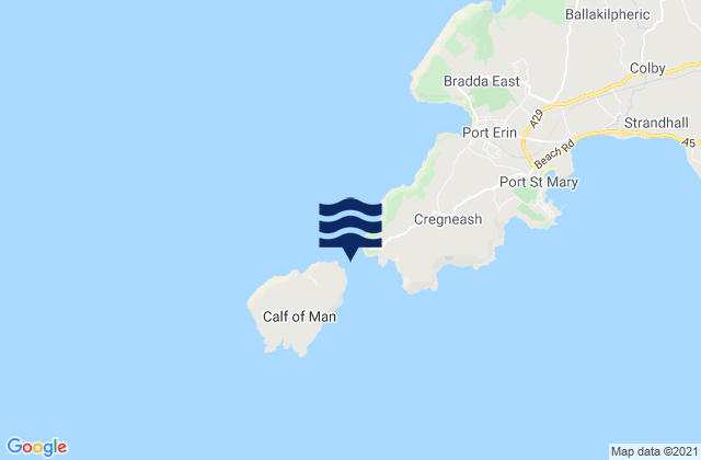 Calf Sound, Isle of Man潮水