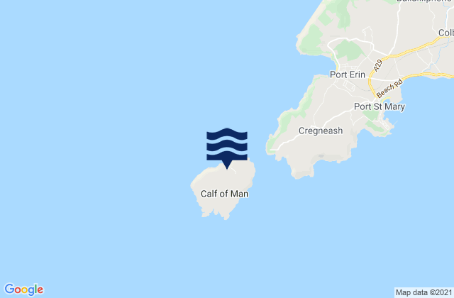Calf of Man, Isle of Man潮水
