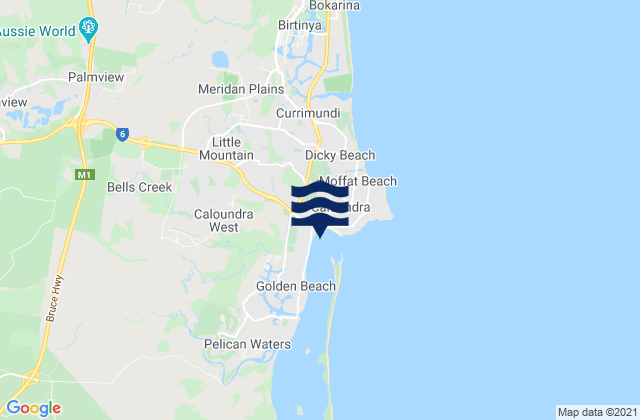 Caloundra, Australia潮水