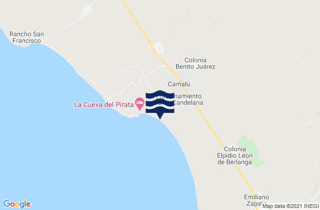 Camalú, Mexico潮水