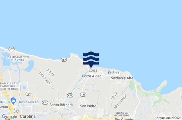Campo Rico, Puerto Rico潮水