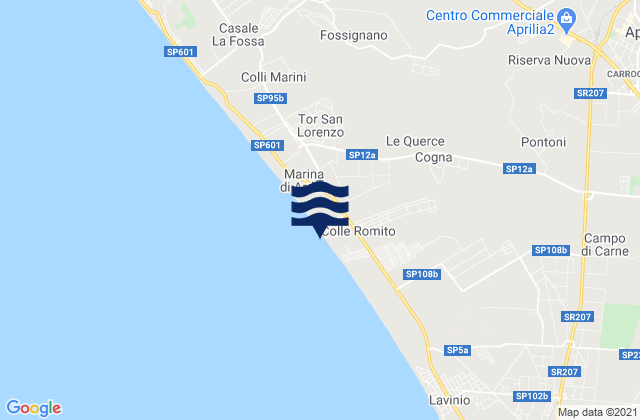 Campoleone, Italy潮水