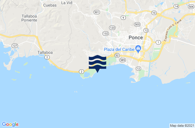 Canas Barrio, Puerto Rico潮水