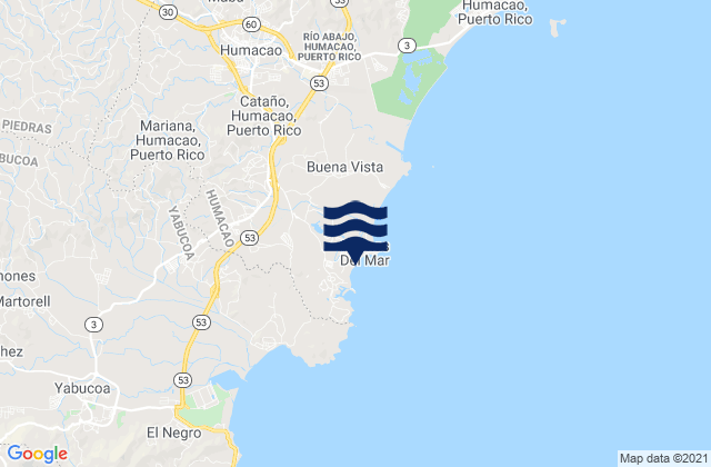 Candelero Arriba Barrio, Puerto Rico潮水