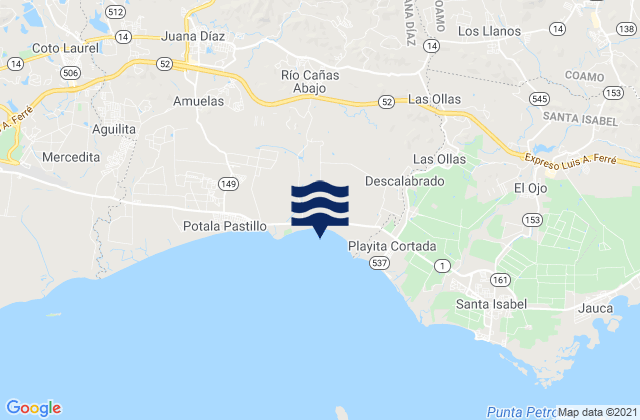 Caonillas Arriba Barrio, Puerto Rico潮水