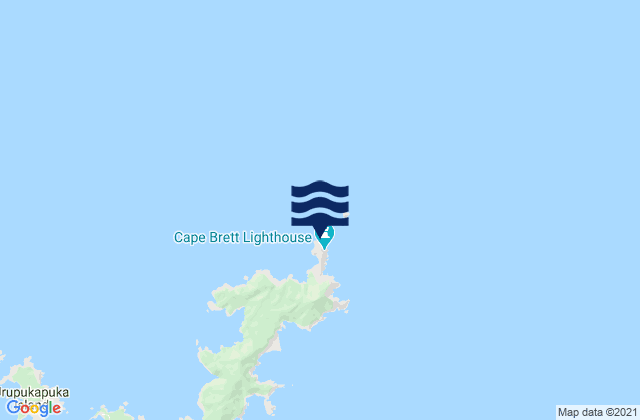 Cape Brett, New Zealand潮水