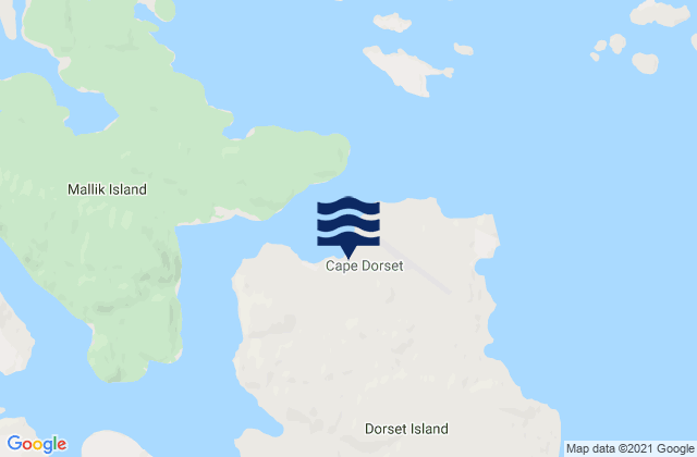 Cape Dorset, Canada潮水