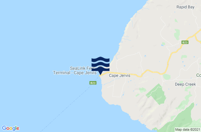 Cape Jervis Port, Australia潮水