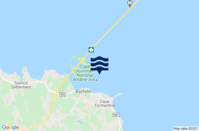Cape Jourimain, Canada潮水