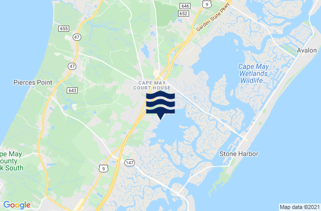 Cape May County, United States潮水