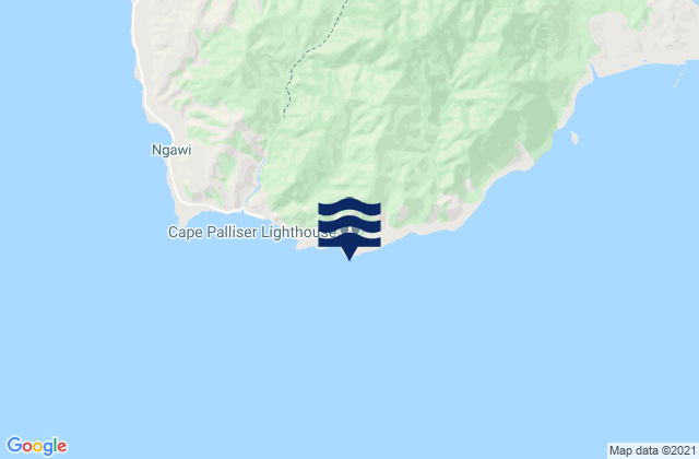Cape Palliser, New Zealand潮水