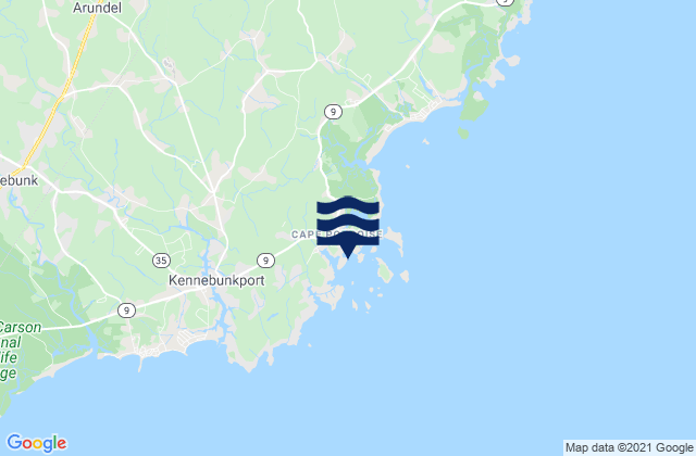 Cape Porpoise, United States潮水