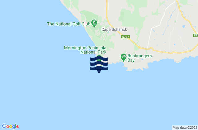 Cape Schanck, Australia潮水
