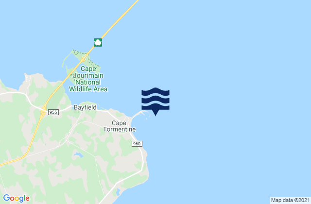 Cape Tormentine, Canada潮水