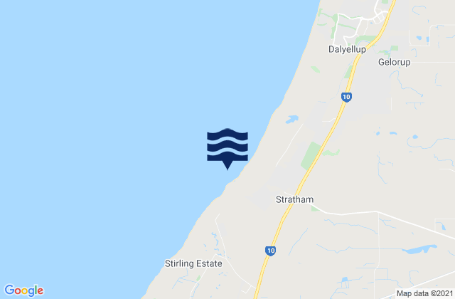 Capel, Australia潮水