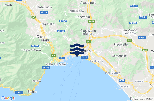 Capezzano-Cologna, Italy潮水