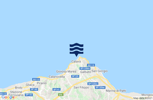 Capo Calavà, Italy潮水
