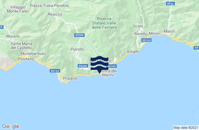 Capo Conca, Italy潮水