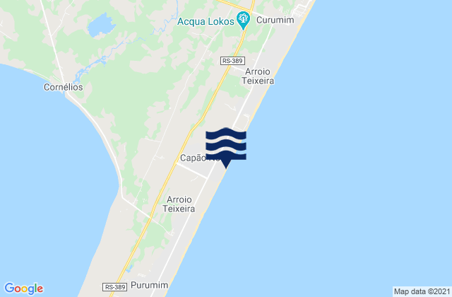 Capão da Canoa, Brazil潮水