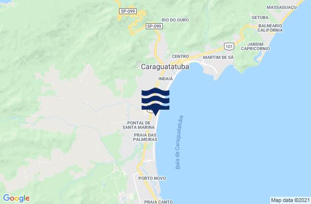 Caraguatatuba, Brazil潮水