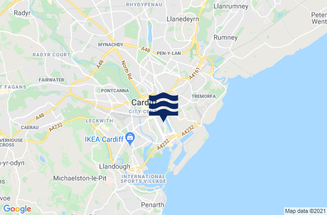 Cardiff, United Kingdom潮水