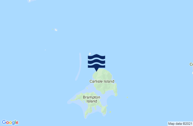 Carlisle Island (Off), Australia潮水