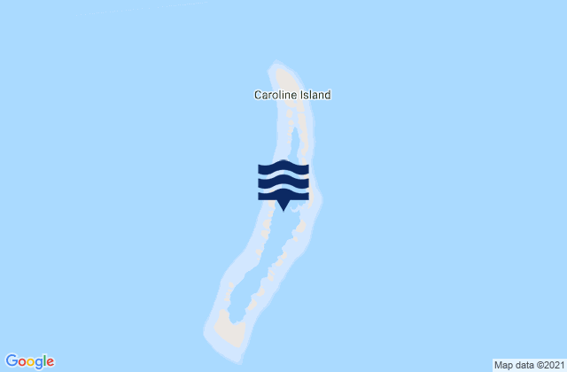 Caroline, Kiribati潮水