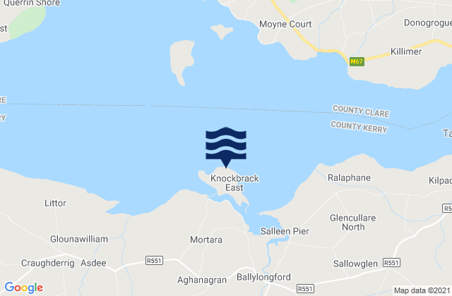Carrig Island, Ireland潮水