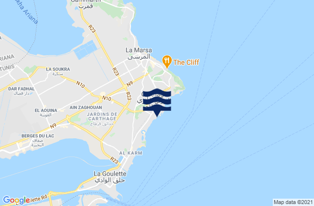 Carthage, Tunisia潮水