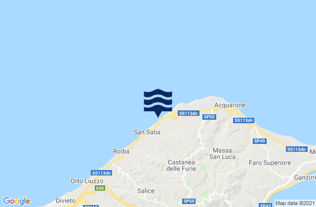 Castanea delle Furie, Italy潮水