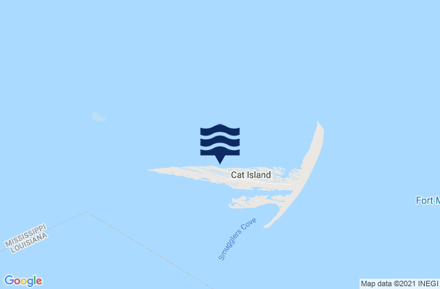 Cat Island, United States潮水