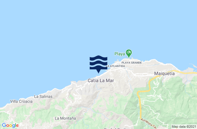 Catia La Mar, Venezuela潮水