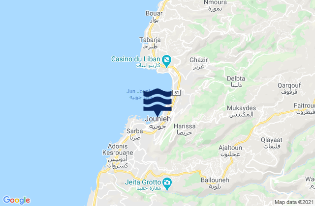 Caza du Matn, Lebanon潮水