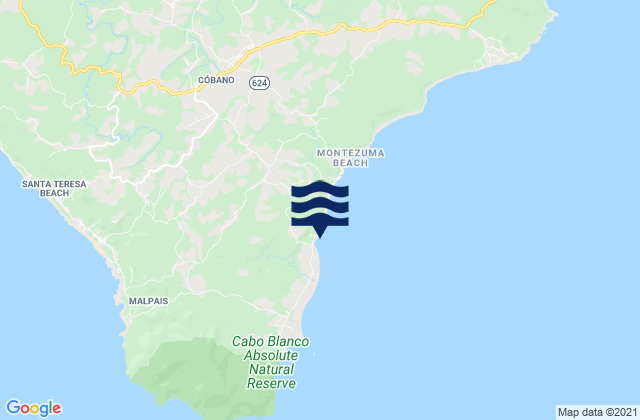 Cedros, Costa Rica潮水