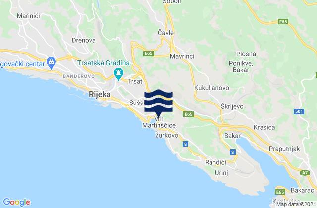 Cernik, Croatia潮水