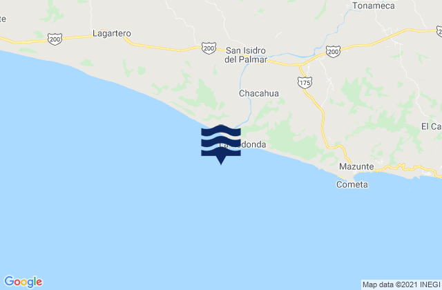 Chacahua, Mexico潮水