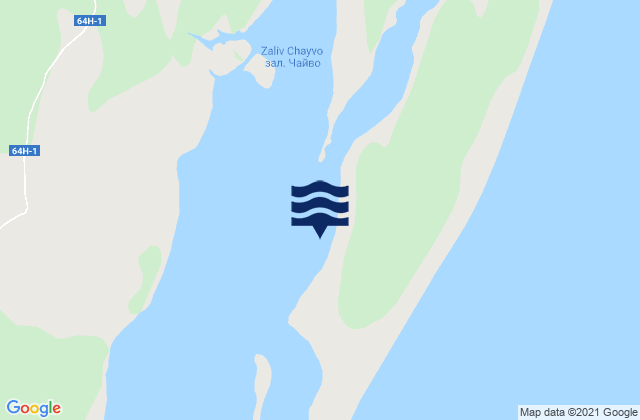 Chaivo Bay, Russia潮水