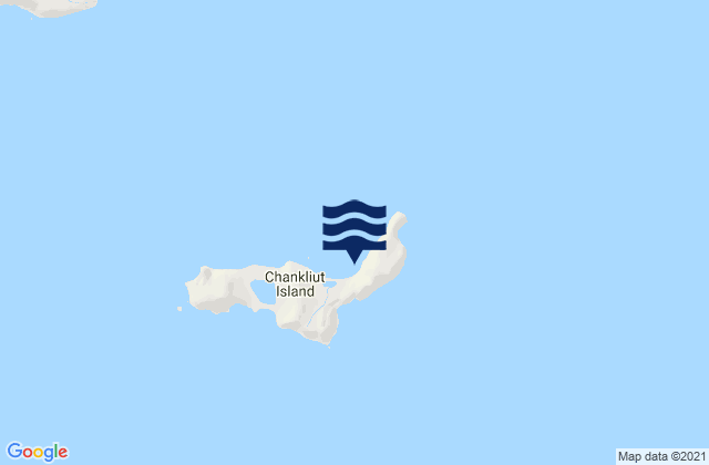 Chankliut Island, United States潮水