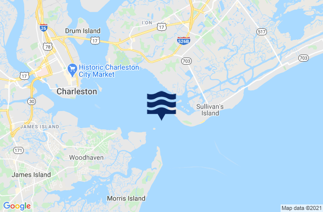 Charleston Harbor Entrance, United States潮水