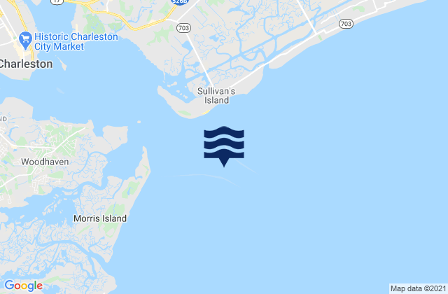 Charleston Hbr. ent. (between jetties), United States潮水
