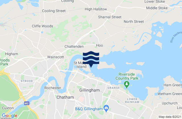 Chatham (Lock Approaches), United Kingdom潮水