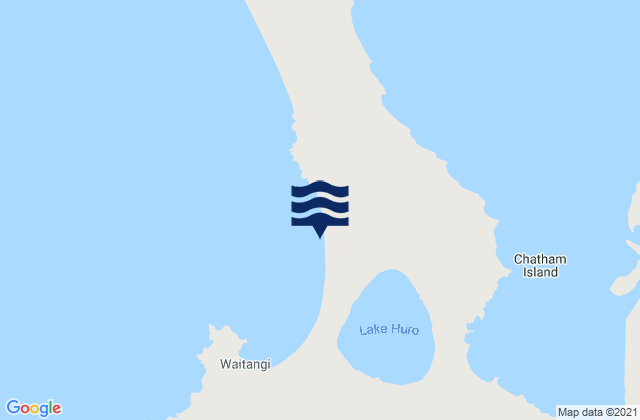 Chatham Island, New Zealand潮水